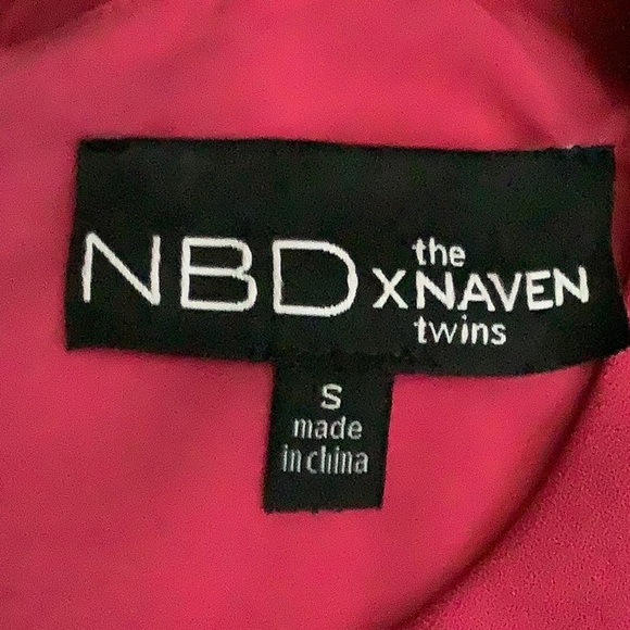 NBD x Naven Magenta Cut-out Mini Dress - Picture 7 of 9